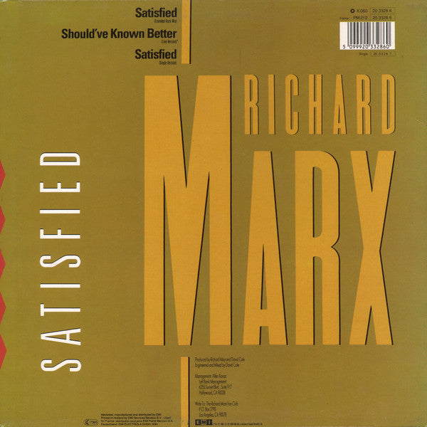 Satisfied Richard Marx
