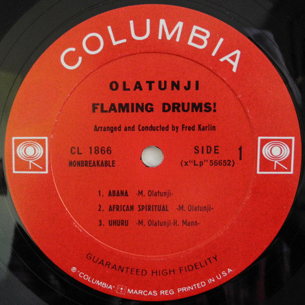 Flaming Drums! Babatunde Olatunji