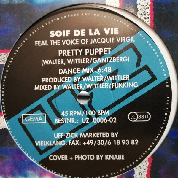 Pretty Puppet Soif De La Vie,Jacquie Virgil