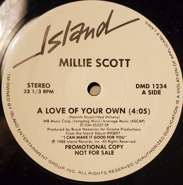 A Love Of Your Own Millie Scott