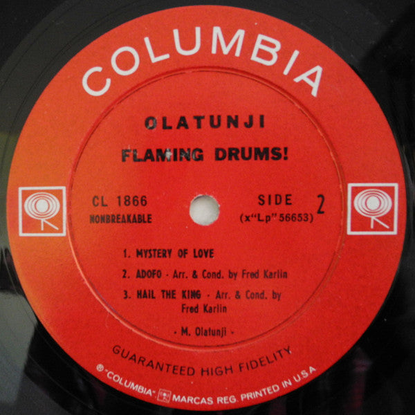 Flaming Drums! Babatunde Olatunji