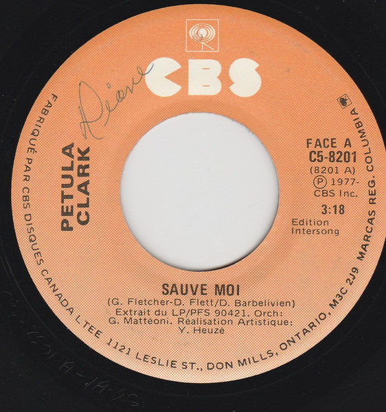 Petula Clark - Sauve Moi
