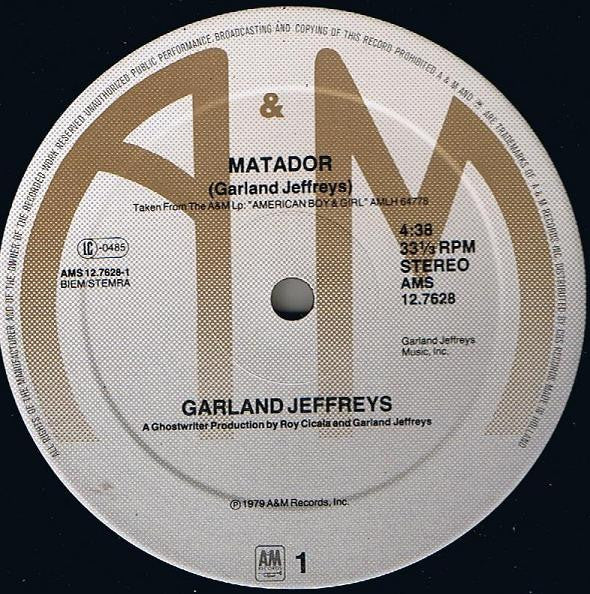 Matador Garland Jeffreys