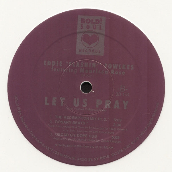 Let Us Pray Eddie Fowlkes,Maurissa Rose