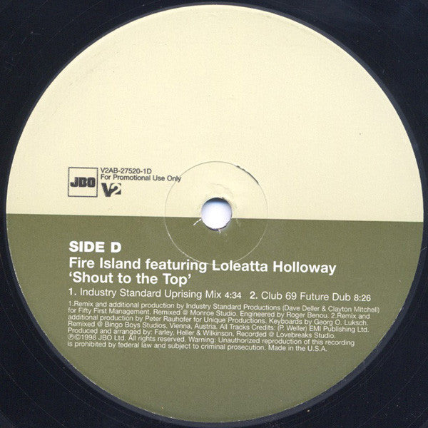 Shout To The Top Fire Island,Loleatta Holloway
