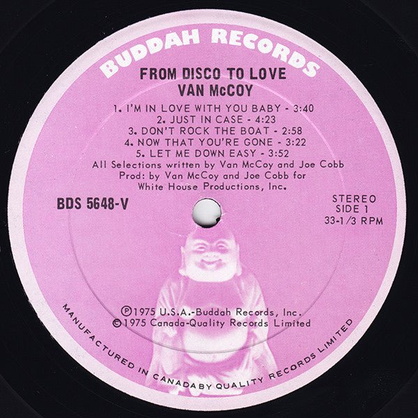 From Disco To Love Van McCoy