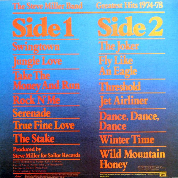 Greatest Hits 1974-78 Steve Miller Band