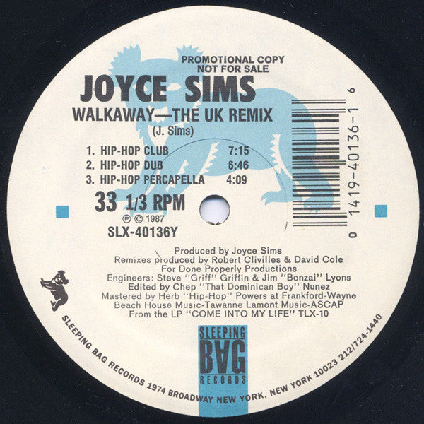 Walkaway - The UK Remix Joyce Sims