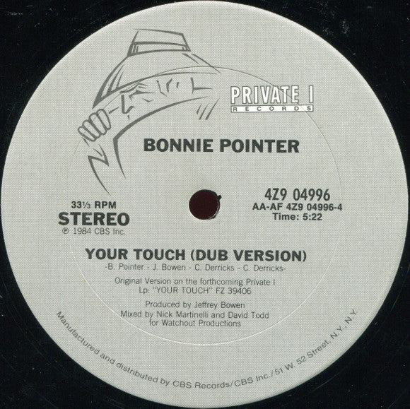Your Touch Bonnie Pointer