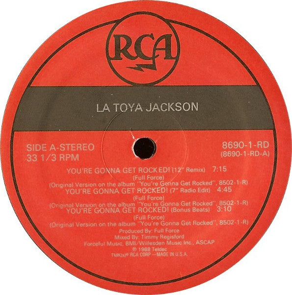 You're Gonna Get Rocked La Toya Jackson