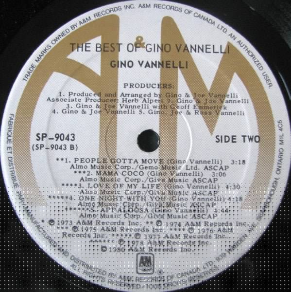 The Best Of Gino Vannelli Gino Vannelli