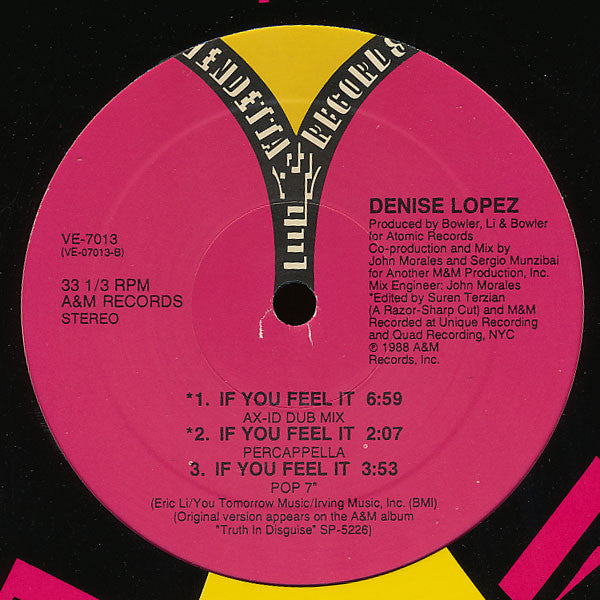 If You Feel It Denise Lopez