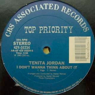 Tenita Jordan - I Don't Wanna Think About It
