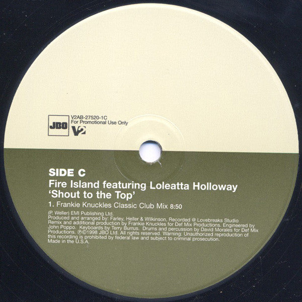 Shout To The Top Fire Island,Loleatta Holloway