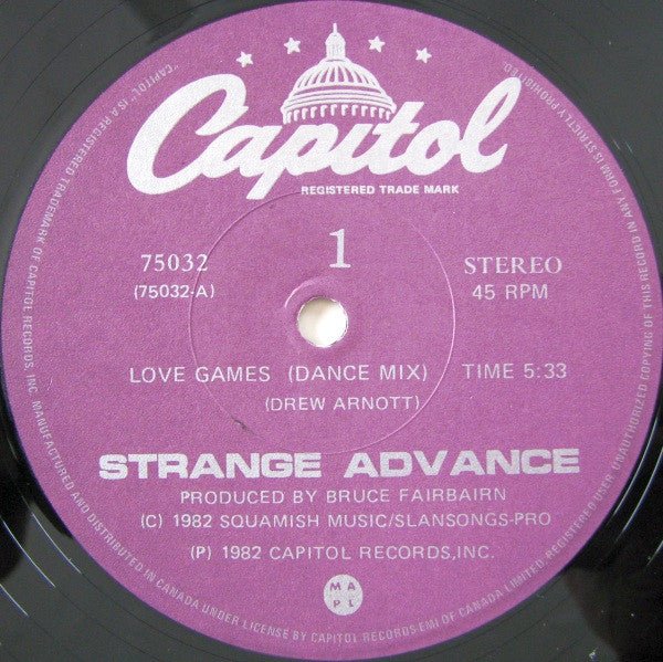 Love Games Strange Advance