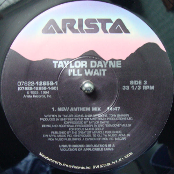 I'll Wait Taylor Dayne