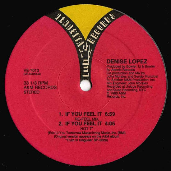 If You Feel It Denise Lopez