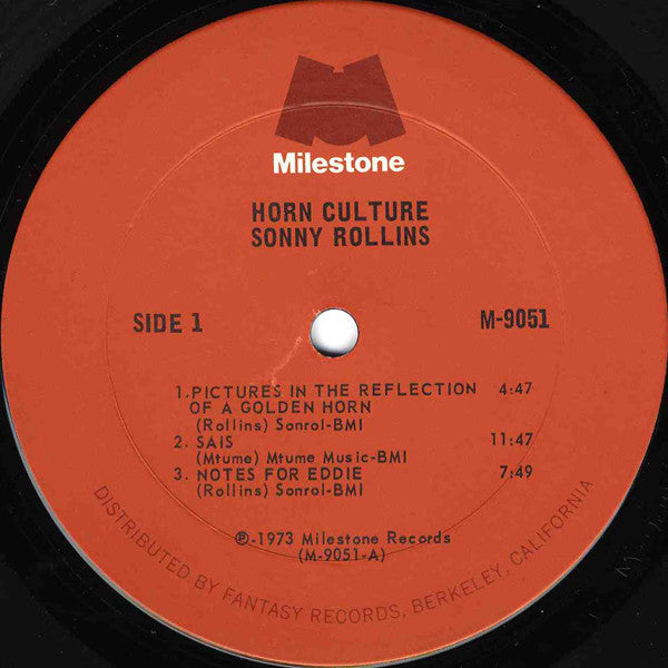 Horn Culture Sonny Rollins