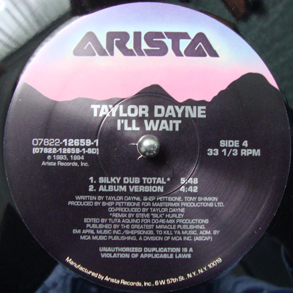 I'll Wait Taylor Dayne