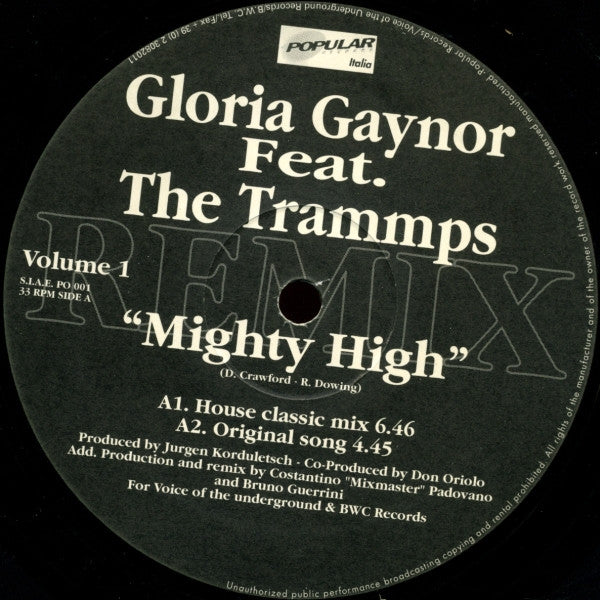 Mighty High (Volume 1) Gloria Gaynor,The Trammps