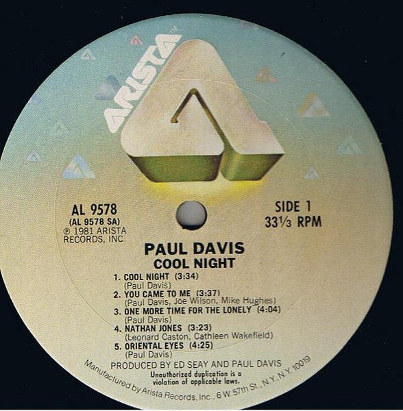 Cool Night Paul Davis (3)