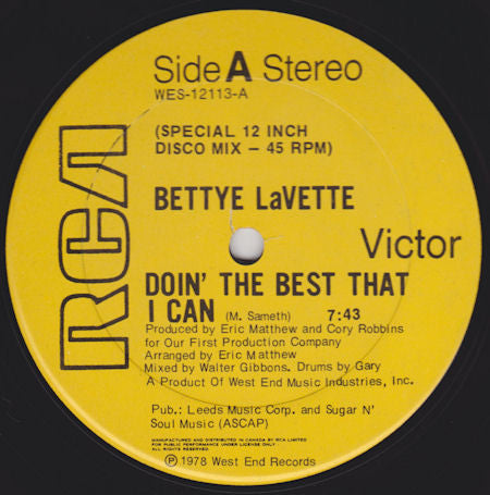 Doin' The Best That I Can Bettye LaVette