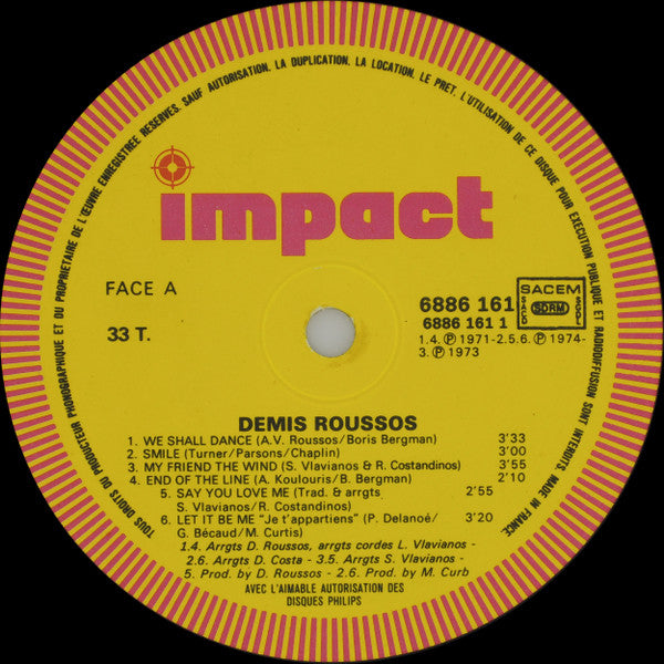 Demis Roussos Demis Roussos