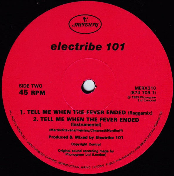 Tell Me When The Fever Ended Electribe 101