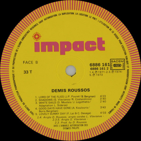 Demis Roussos Demis Roussos