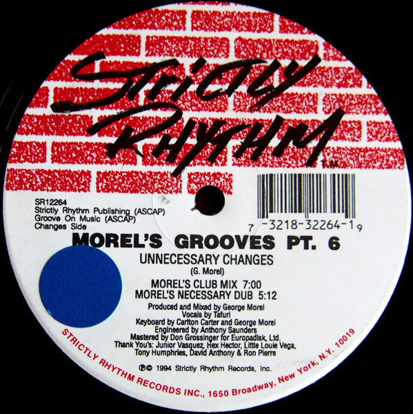 Morel's Grooves Pt. 6 George Morel