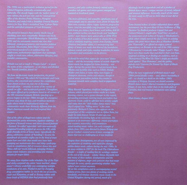 Happy Land (A Compendium Of Alternative Electronic Music From The British Isles 1992-1996) (Volume 1) Various
