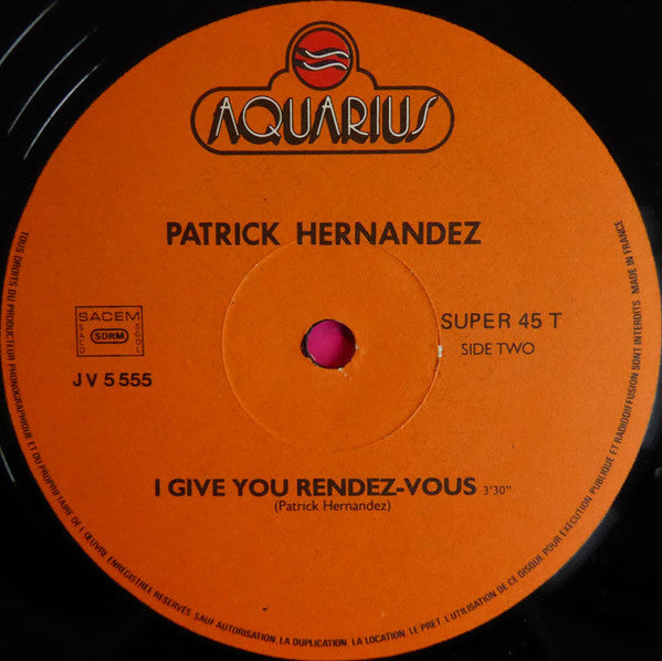 Born To Be Alive Patrick Hernandez