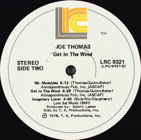 Get In The Wind Joe Thomas