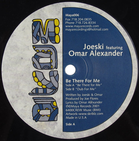 Be There For Me Joeski,Omar Alexander