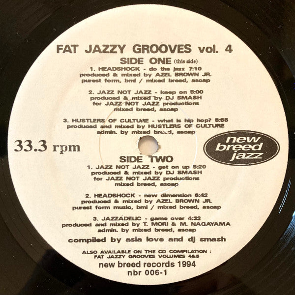 Fat Jazzy Grooves 4 Various