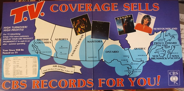 CBS Records Canada 25th Anniversary • TV Fall Campaign Record Sampler Various