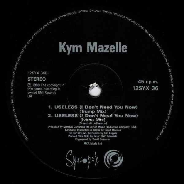 Useless (The Remix) Kym Mazelle