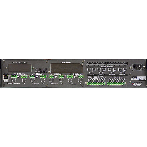 Ashly NE8250.70PE 8-Channel Network Enabled Amp 250W @ 70V & DSP