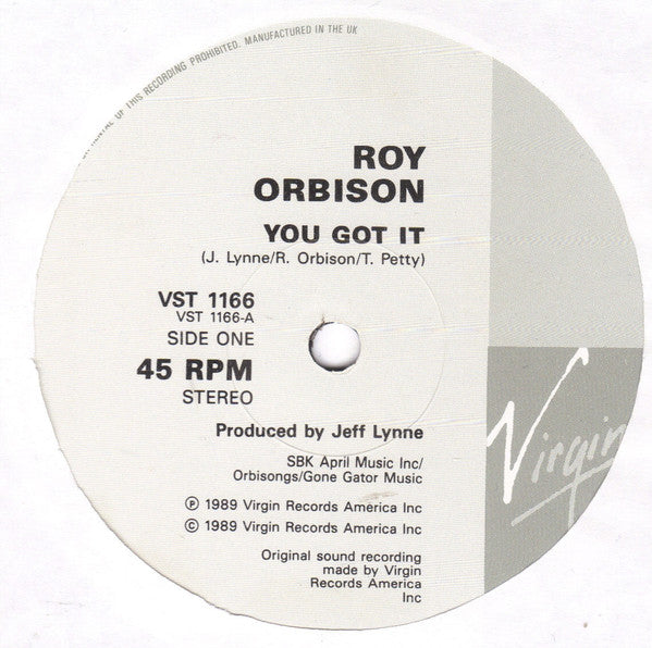 You Got It Roy Orbison