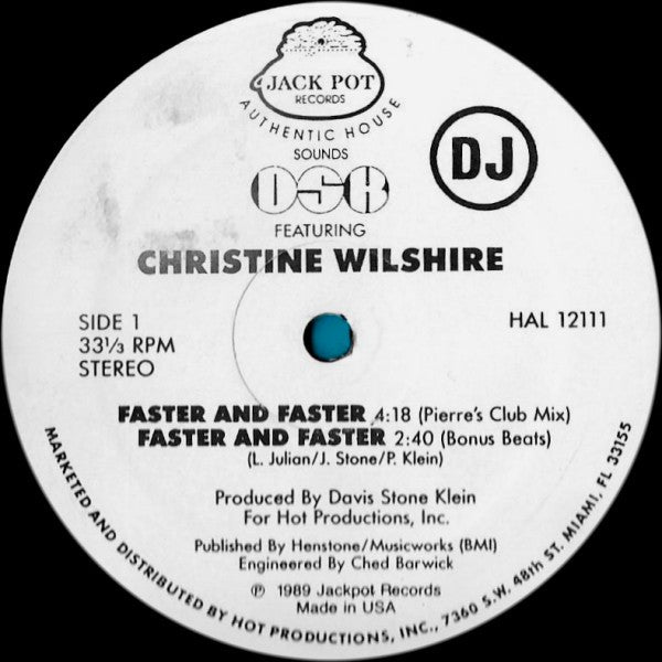Faster And Faster DSK,Christine Wiltshire