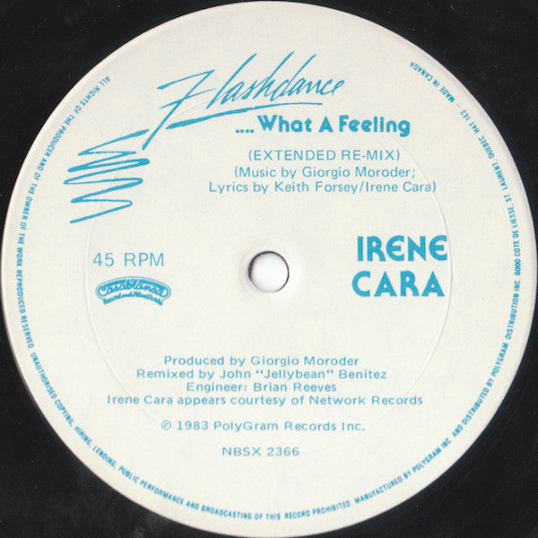 Flashdance...What A Feeling Irene Cara