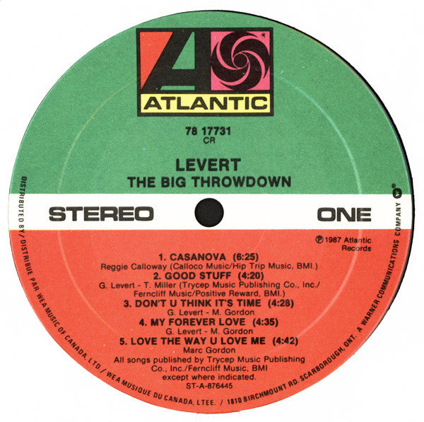 The Big Throwdown Levert