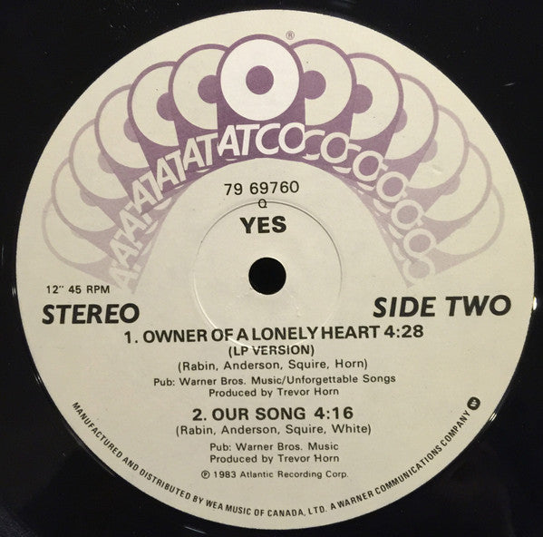 Owner Of A Lonely Heart Yes