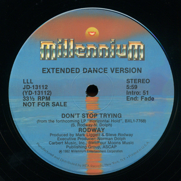 Don't Stop Trying Steve Rodway