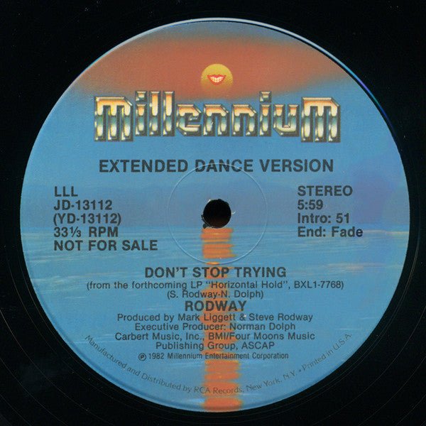 Don't Stop Trying Steve Rodway