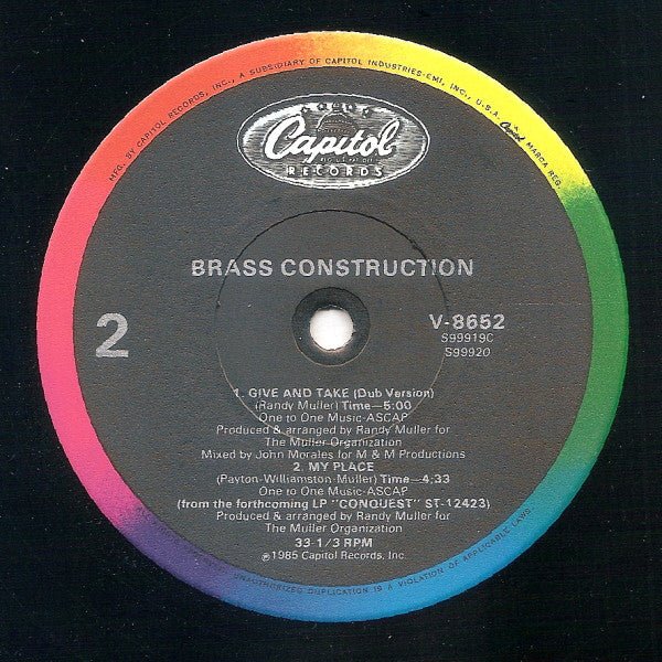 Give And Take Brass Construction