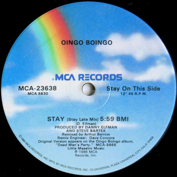 Stay / Dead Man's Party Oingo Boingo