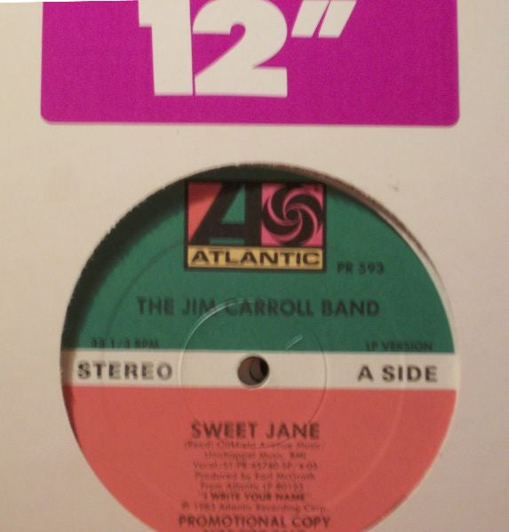 Sweet Jane The Jim Carroll Band