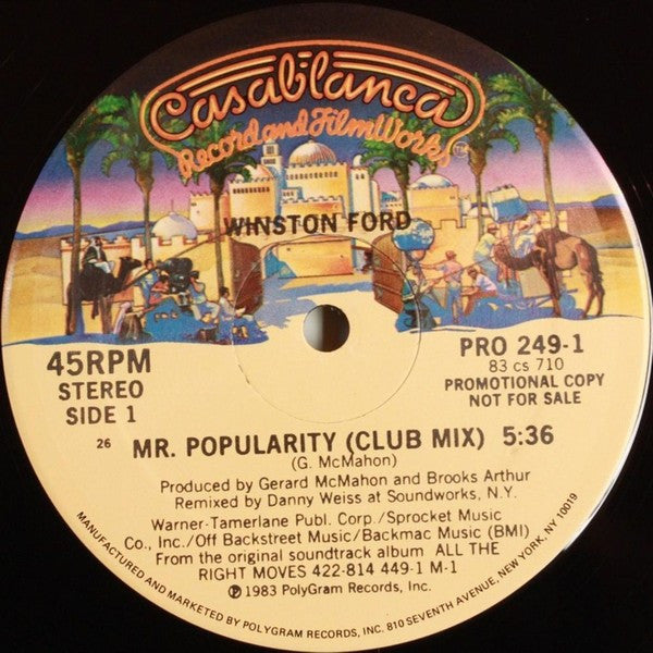 Mr. Popularity Winston Ford