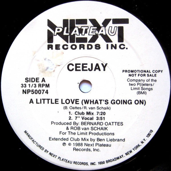 A Little Love (What's Going On) Ceejay